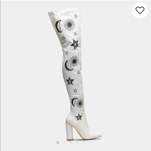 Dolls Kill Astrid Thigh High Boots (Koi Footwear)
